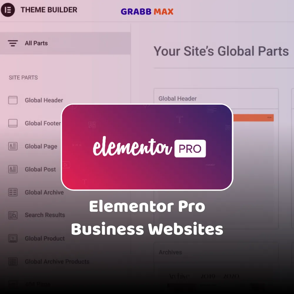 Elementor Pro For Business Websites
