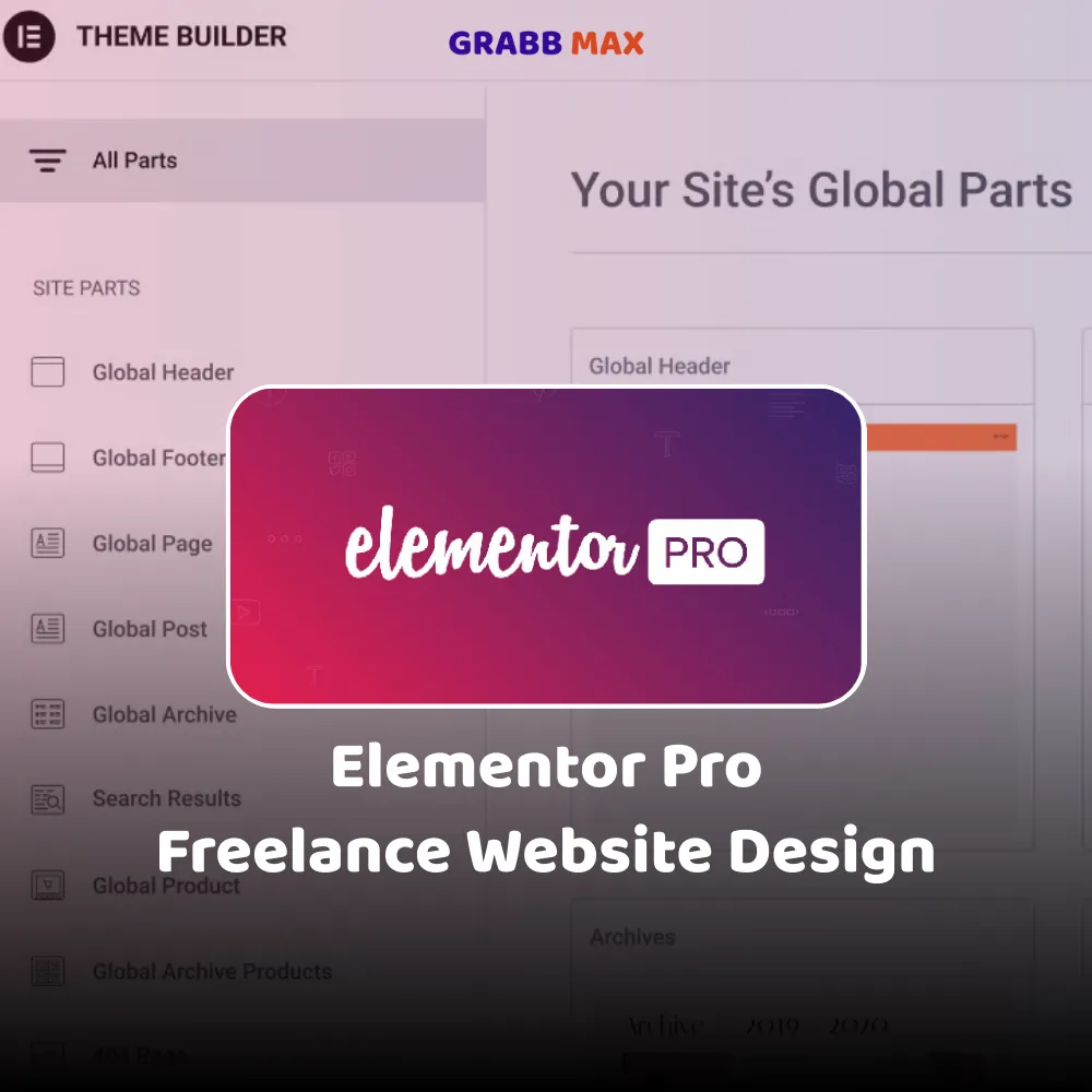 Elementor Pro For Freelance Website Design