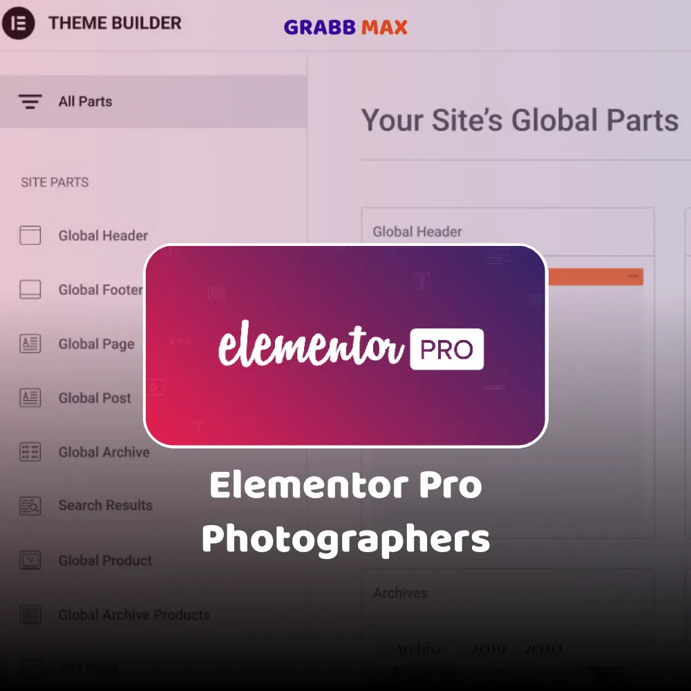 Elementor Pro For Photographers