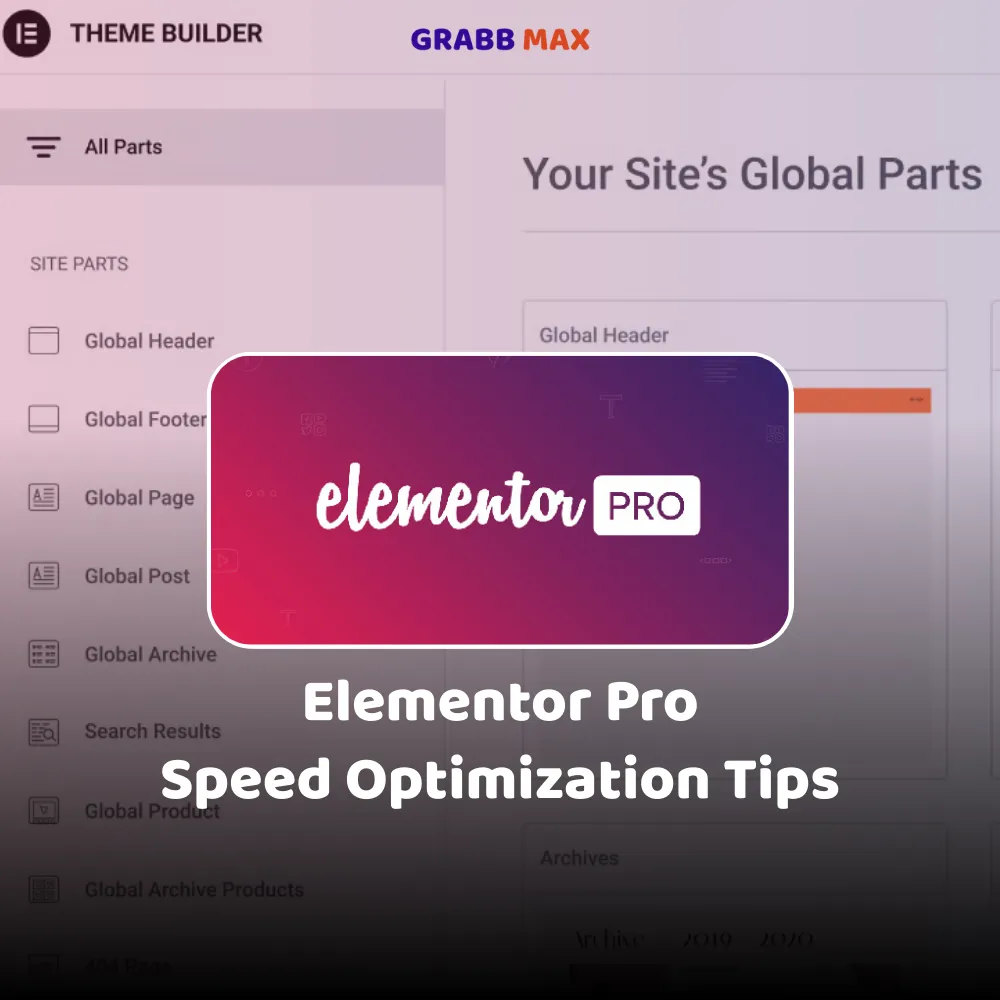 Elementor Pro For Speed Optimization Tips