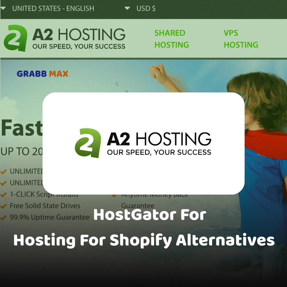 A2 Hosting For Hosting For Shopify Alternatives