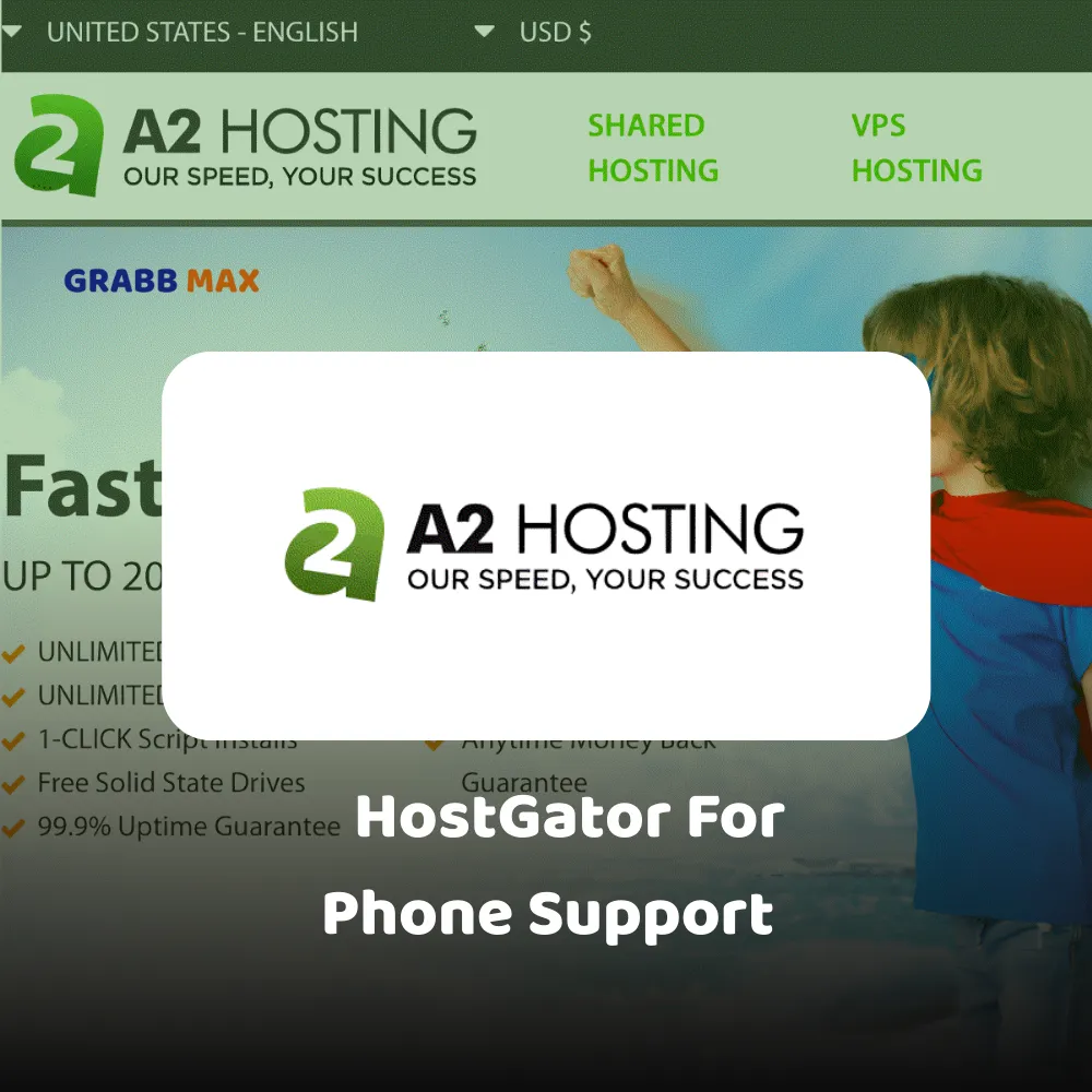 A2 Hosting For Phone Support