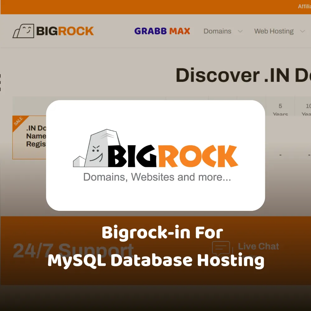 Bigrock-in For MySQL Database Hosting