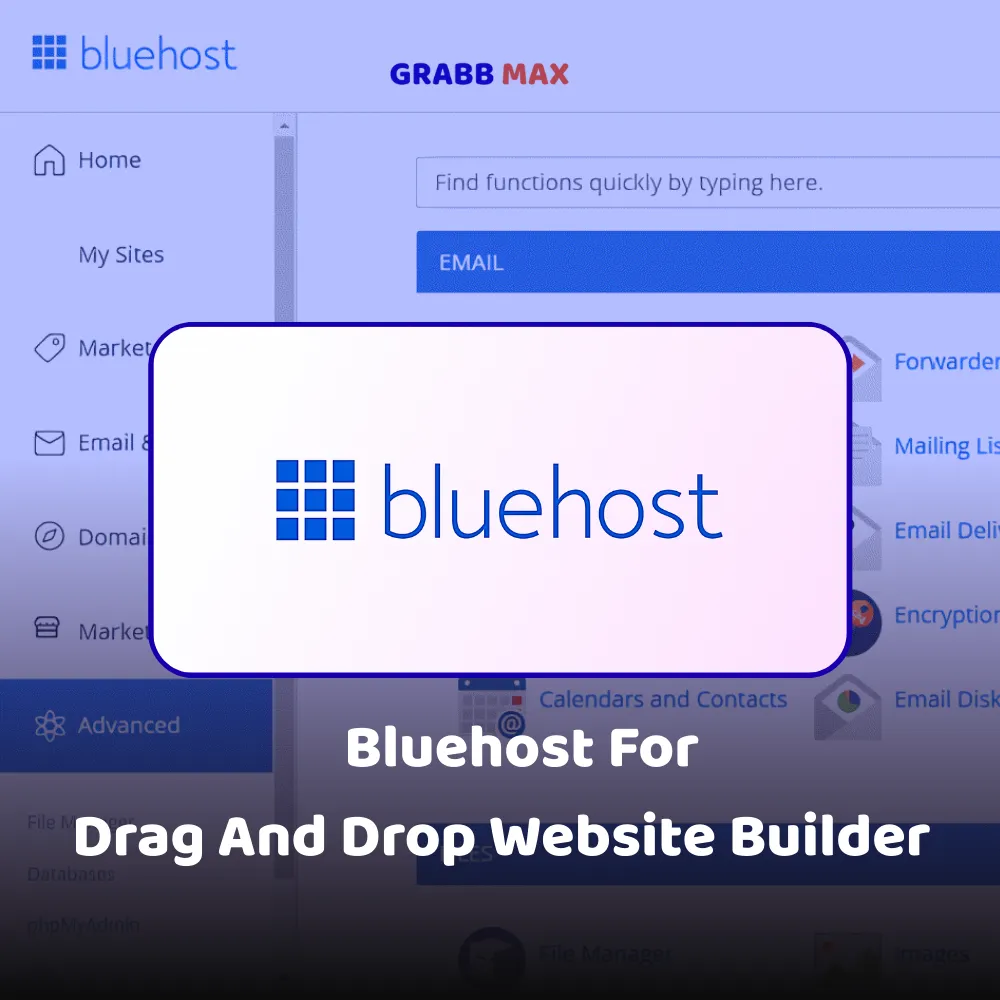BlueHost For Drag And Drop Website Builder