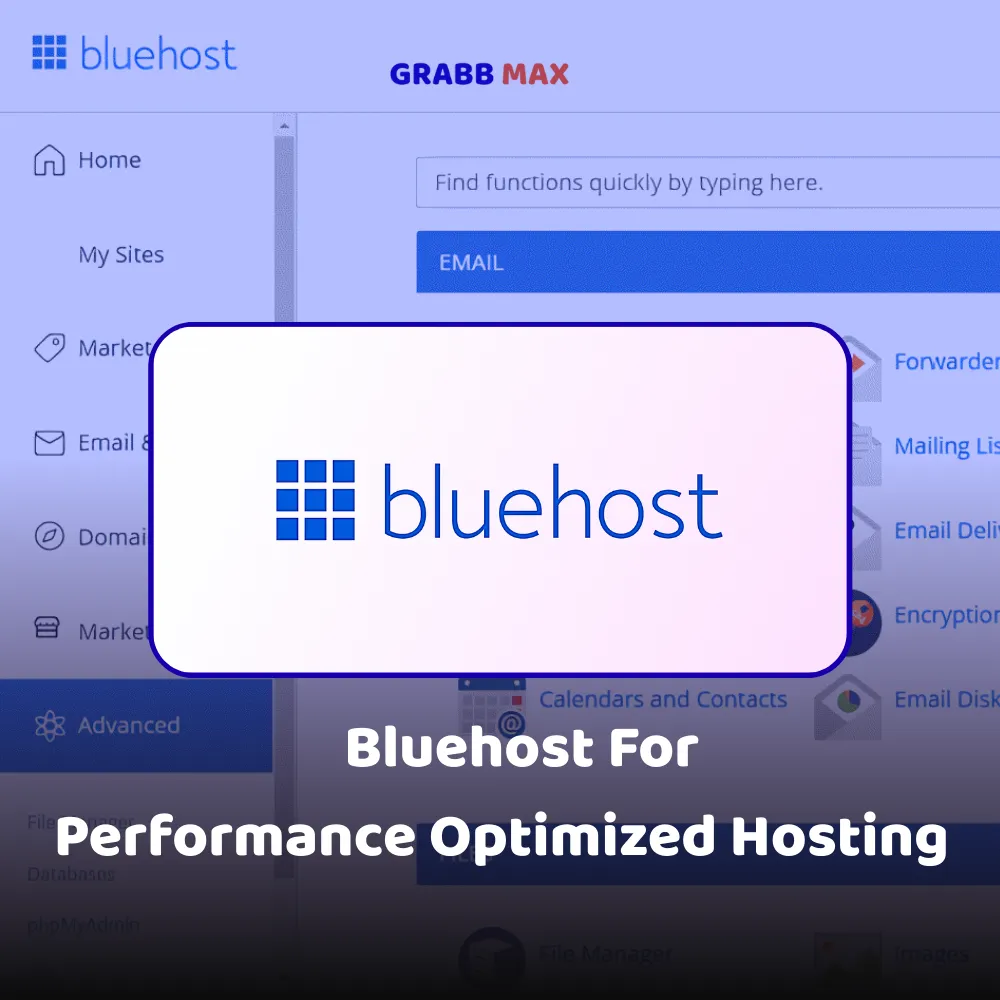 BlueHost For Performance Optimized Hosting