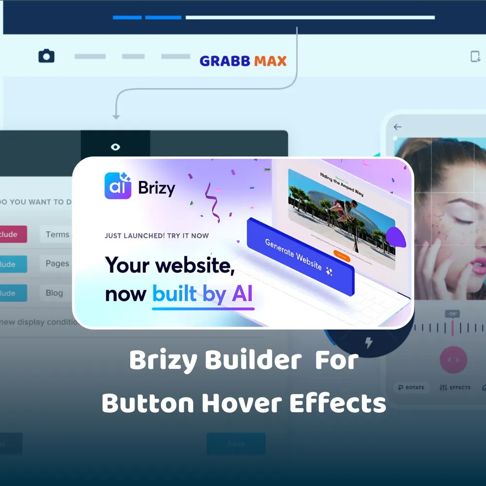 Brizy Builder For Button Hover Effects