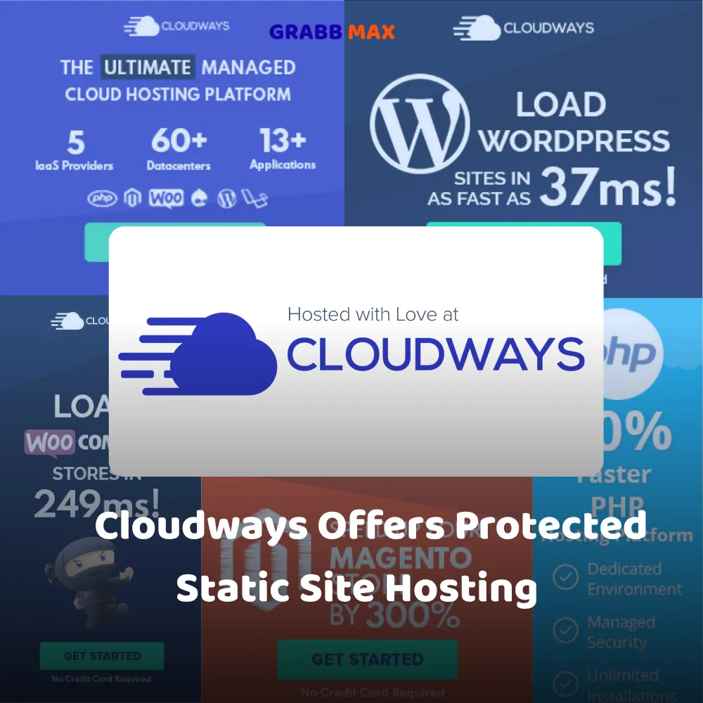 Cloudways Offers Protected Static Site Hosting