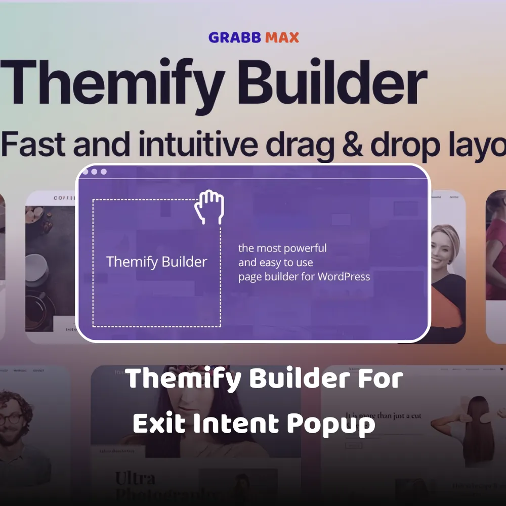 Themify Builder For Exit Intent Popup