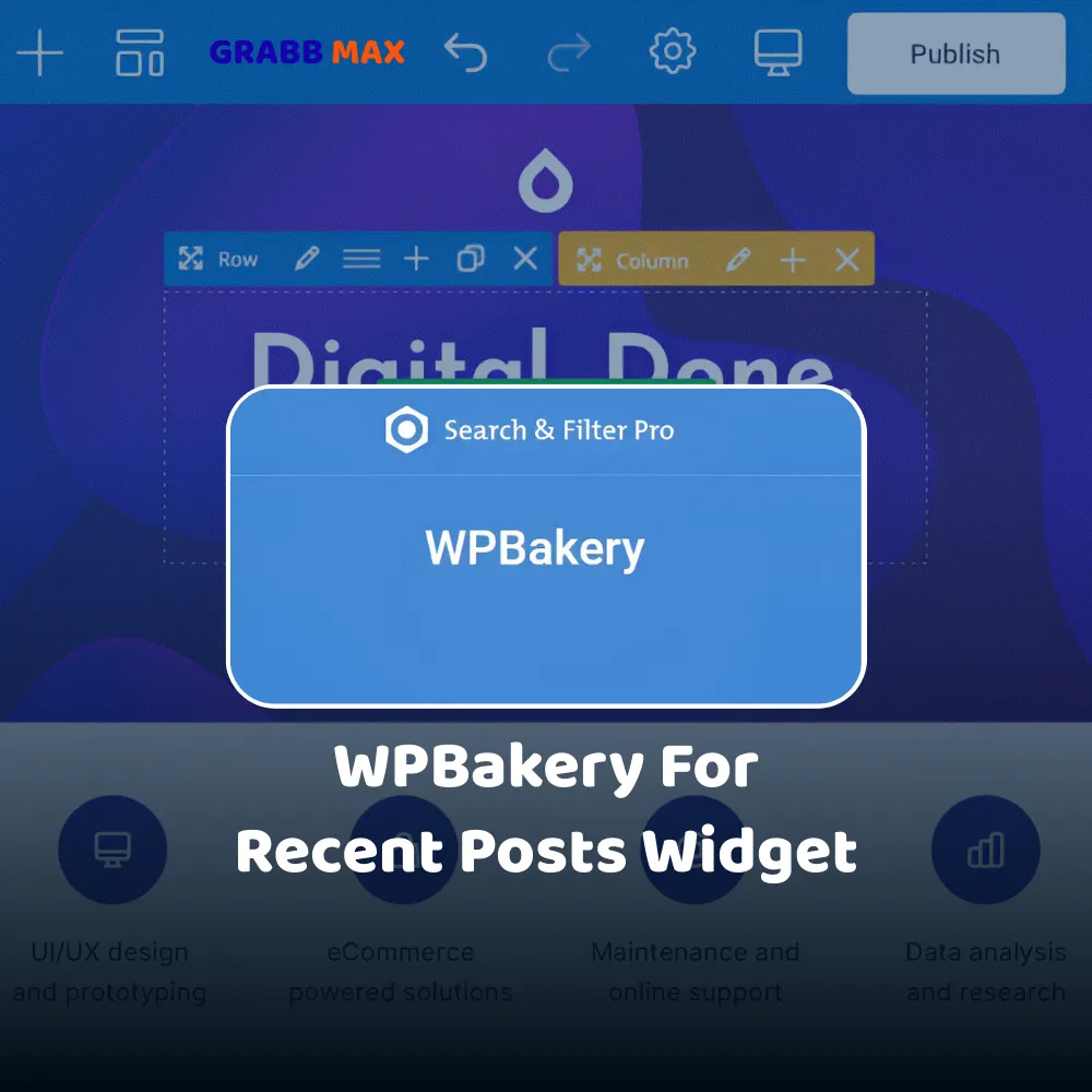 WPBakery For Recent Posts Widget